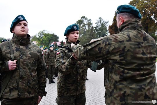 Zamość: Uroczyste wręczenie broni elewom [ZDJĘCIA]