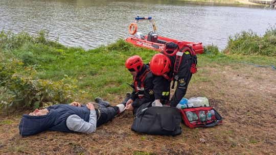 Ćwiczenia ratownicze na zalewie w Majdanie Sopockim [FOTORELACJA]