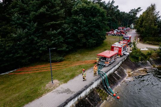 Ćwiczenia ratownicze na zalewie w Majdanie Sopockim [FOTORELACJA]