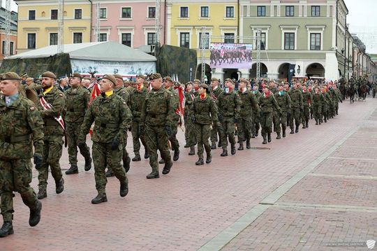 Obchody 8. święta Wojsk Obrony Terytorialnej w Zamościu. Zobacz zdjęcia