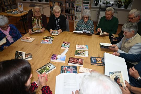 Noc Bibliotek dla Klubu Seniora Relaks