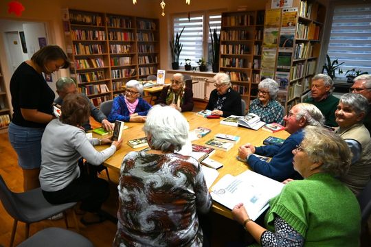 Noc Bibliotek dla Klubu Seniora Relaks
