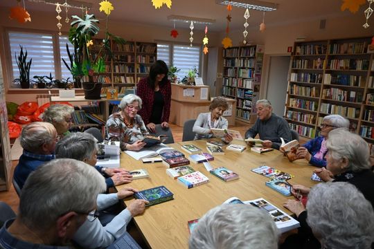 Noc Bibliotek dla Klubu Seniora Relaks