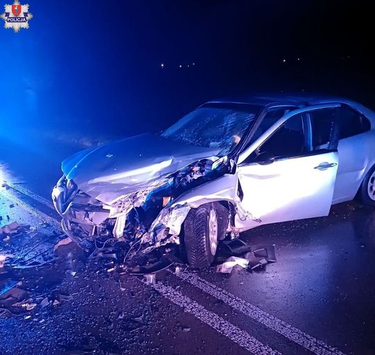 Zderzenie dwóch aut w gm. Adamów [ZDJĘCIA]