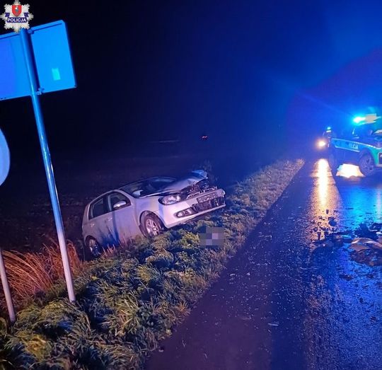 Zderzenie dwóch aut w gm. Adamów [ZDJĘCIA]