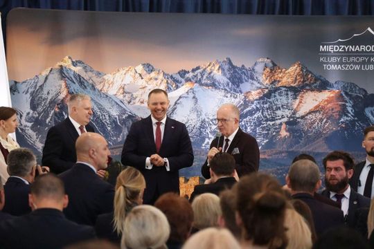 Karol Nawrocki w Tomaszowie Lubelskim. Młodzież zadawała pytania [ZDJĘCIA]