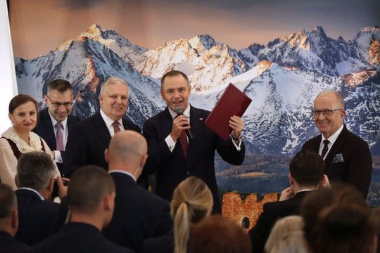 Karol Nawrocki w Tomaszowie Lubelskim. Młodzież zadawała pytania [ZDJĘCIA]