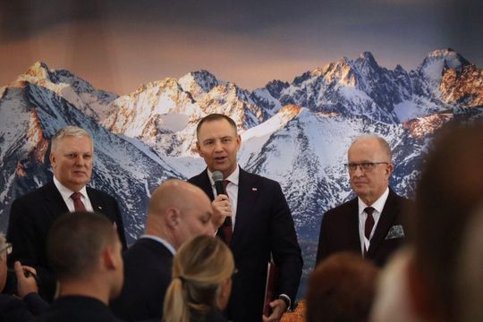 Karol Nawrocki w Tomaszowie Lubelskim. Młodzież zadawała pytania [ZDJĘCIA]