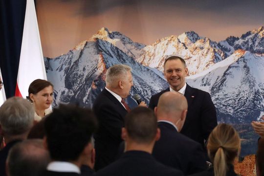 Karol Nawrocki w Tomaszowie Lubelskim. Młodzież zadawała pytania [ZDJĘCIA]