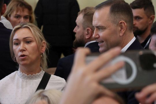 Karol Nawrocki w Tomaszowie Lubelskim. Młodzież zadawała pytania [ZDJĘCIA]