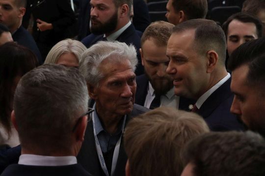 Karol Nawrocki w Tomaszowie Lubelskim. Młodzież zadawała pytania [ZDJĘCIA]