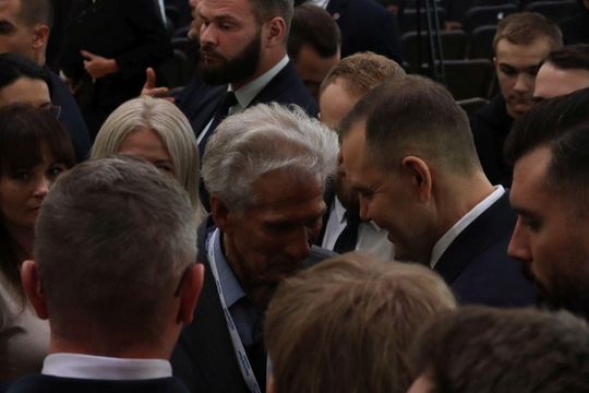 Karol Nawrocki w Tomaszowie Lubelskim. Młodzież zadawała pytania [ZDJĘCIA]