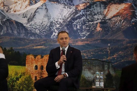 Tomaszów Lubelski: Debata z Karolem Nawrockim [ZDJĘCIA]