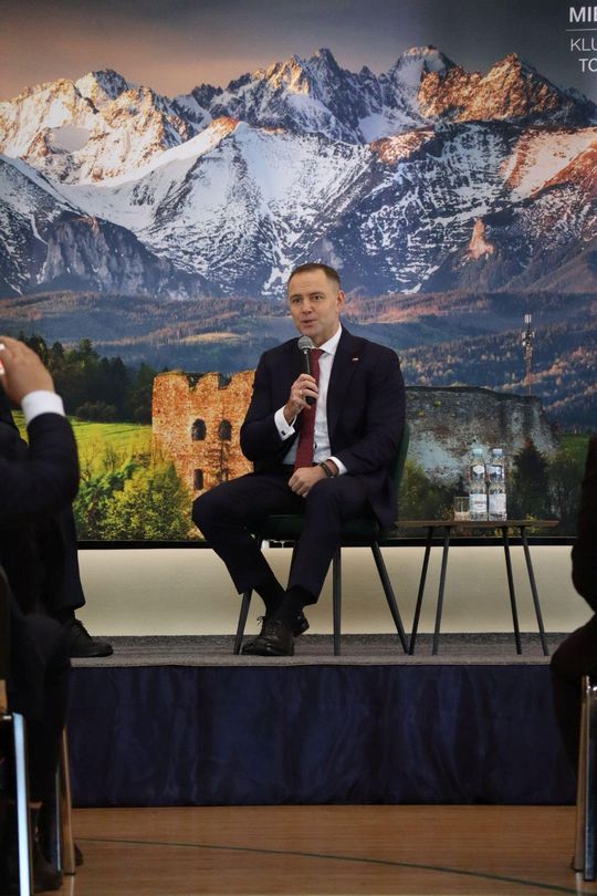 Tomaszów Lubelski: Debata z Karolem Nawrockim [ZDJĘCIA]