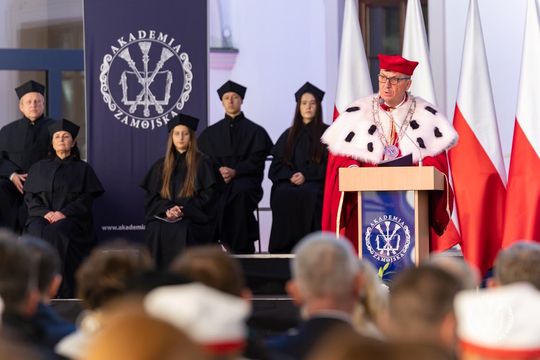Prezydent RP na inauguracji roku w Akademii Zamojskiej [ZDJĘCIA]