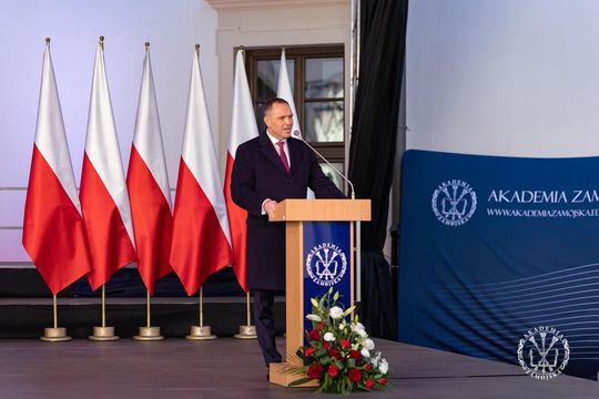 Prezydent RP na inauguracji roku w Akademii Zamojskiej [ZDJĘCIA]