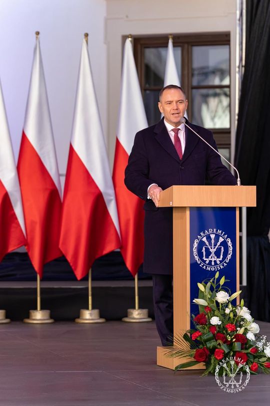 Prezydent RP na inauguracji roku w Akademii Zamojskiej [ZDJĘCIA]