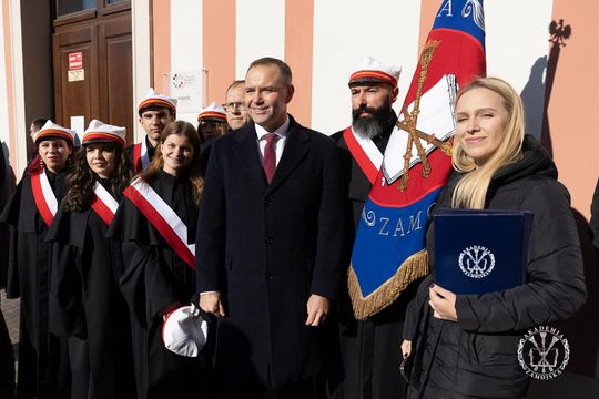 Prezydent RP na inauguracji roku w Akademii Zamojskiej [ZDJĘCIA]