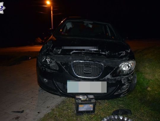 Wypadek w gm. Zamość. 8-latka w szpitalu, kierował 19-latek [ZDJĘCIA]