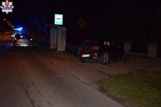 Wypadek w gm. Zamość. 8-latka w szpitalu, kierował 19-latek [ZDJĘCIA]