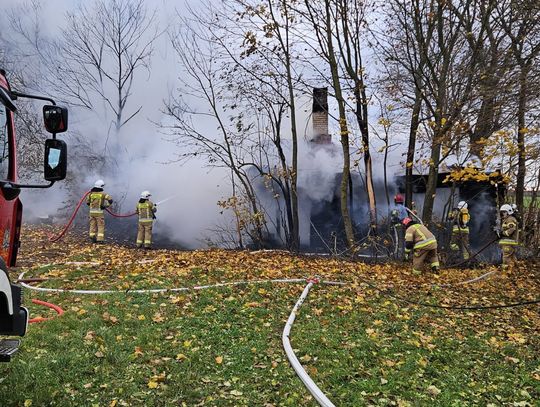 Tragiczny pożar. W domu znaleziono ciało mężczyzny [ZDJĘCIA]