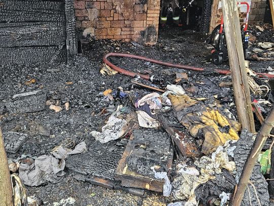 Tragiczny pożar. W domu znaleziono ciało mężczyzny [ZDJĘCIA]