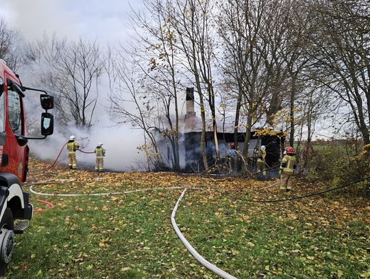 Tragiczny pożar. W domu znaleziono ciało mężczyzny [ZDJĘCIA]