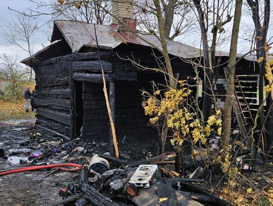 Tragiczny pożar. W domu znaleziono ciało mężczyzny [ZDJĘCIA]