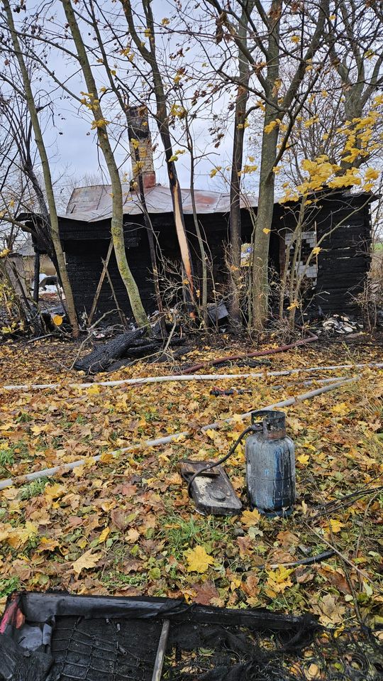 Tragiczny pożar. W domu znaleziono ciało mężczyzny [ZDJĘCIA]