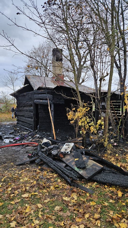 Tragiczny pożar. W domu znaleziono ciało mężczyzny [ZDJĘCIA]