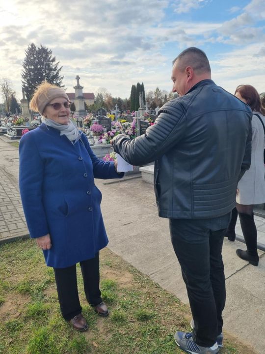 Kwesta na cmentarzu w Tyszowcach [ZDJĘCIA]