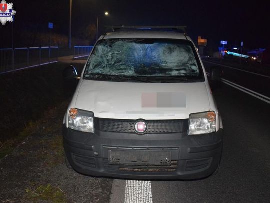 Gm. Łabunie: Potrącenie pieszego [ZDJĘCIA]