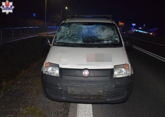 Gm. Łabunie: Potrącenie pieszego [ZDJĘCIA]