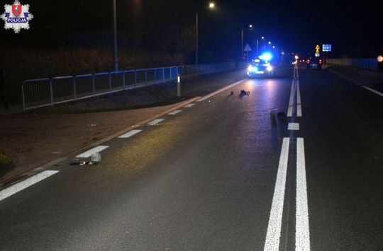 Gm. Łabunie: Potrącenie pieszego [ZDJĘCIA]