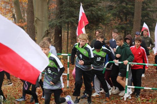 Bieg Niepodległości w Tomaszowie Lubelskim. Blisko 250 uczniów na starcie [ZDJĘCIA]