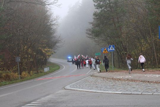 Bieg Niepodległości w Tomaszowie Lubelskim. Blisko 250 uczniów na starcie [ZDJĘCIA]