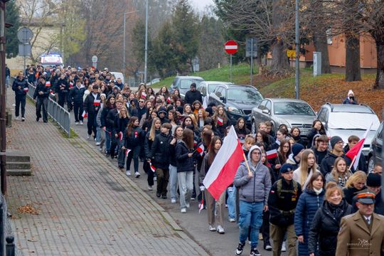Marsz Niepodległości w Hrubieszowie [ZDJĘCIA]