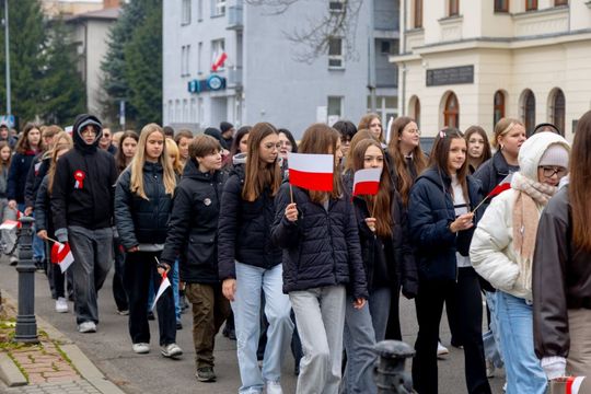 Marsz Niepodległości w Hrubieszowie [ZDJĘCIA]