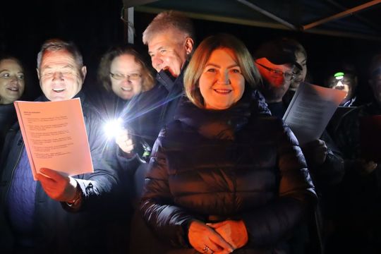 Ogień Niepodległości w Tomaszowie Lubelskim [ZDJĘCIA]