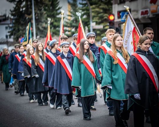 Tomaszów Lubelski: Niech żyje niepodległość! Tak świętowano 11 listopada [ZDJĘCIA]