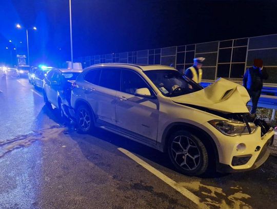 Lubelskie: Zderzenie 4 samochodów na ekspresówce [ZDJĘCIA]