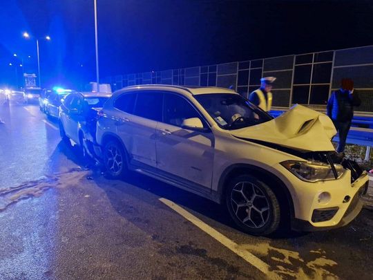 Lubelskie: Zderzenie 4 samochodów na ekspresówce [ZDJĘCIA]