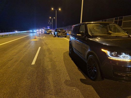 Lubelskie: Zderzenie 4 samochodów na ekspresówce [ZDJĘCIA]