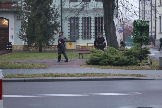Widowiskowa rekonstrukcja „Rajd Kostka – Rozbicie Katowni UB w Tomaszowie Lubelskim” [ZDJĘCIA]