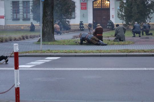 Widowiskowa rekonstrukcja „Rajd Kostka – Rozbicie Katowni UB w Tomaszowie Lubelskim” [ZDJĘCIA]