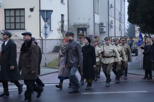 Widowiskowa rekonstrukcja „Rajd Kostka – Rozbicie Katowni UB w Tomaszowie Lubelskim” [ZDJĘCIA]