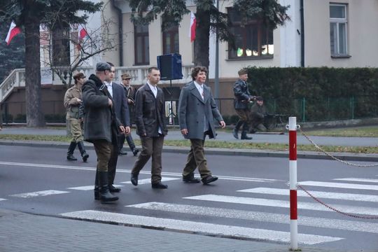 Widowiskowa rekonstrukcja „Rajd Kostka – Rozbicie Katowni UB w Tomaszowie Lubelskim” [ZDJĘCIA]