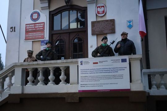 Widowiskowa rekonstrukcja „Rajd Kostka – Rozbicie Katowni UB w Tomaszowie Lubelskim” [ZDJĘCIA]