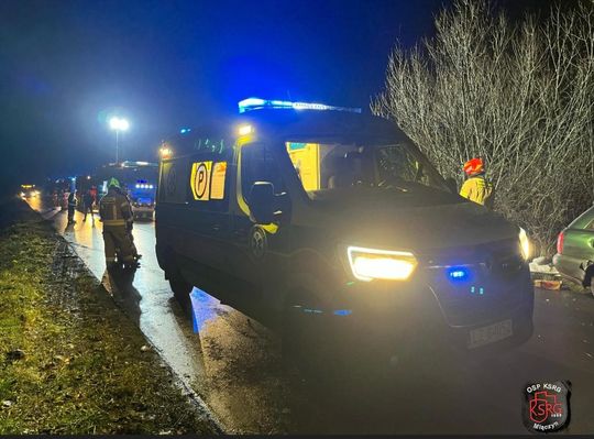 20-latek z gm. Werbkowice w Cześnikach stracił panowanie nad audi i uderzył w drzewo [ZDJĘCIA]