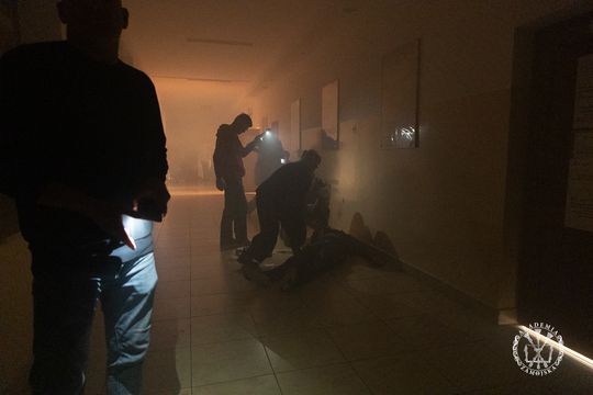 Zamojskie służby ćwiczyły co robić, w razie ataku na szkołę [ZDJĘCIA]